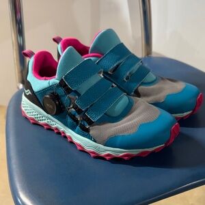 Kids' Teal and Pink Sneakers